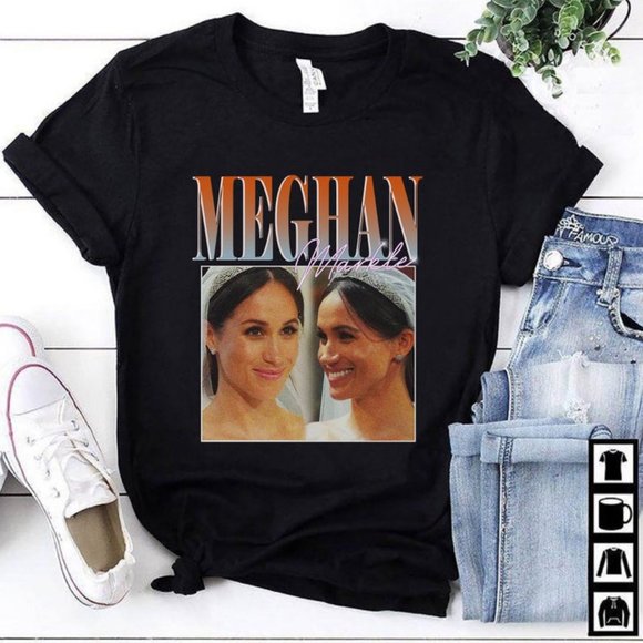 Meghan Markle Fan Lovers T-Shirt - Picture 1 of 2